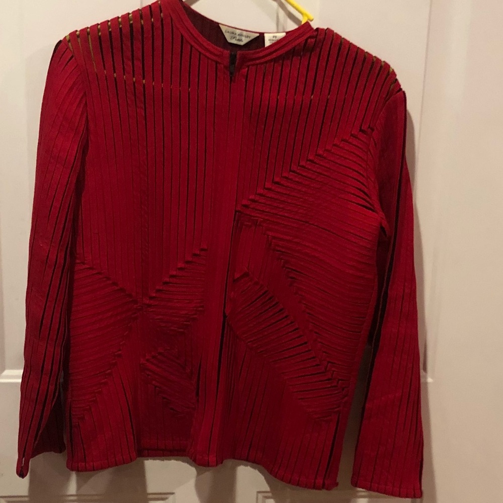 Red/ black blazer